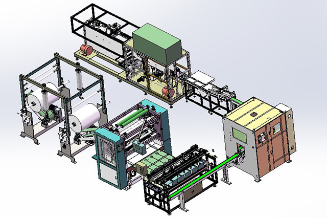 抽取式棉柔巾生產(chǎn)設(shè)備
