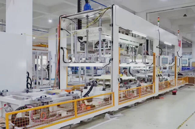 汽車頂棚涂膠包邊設備