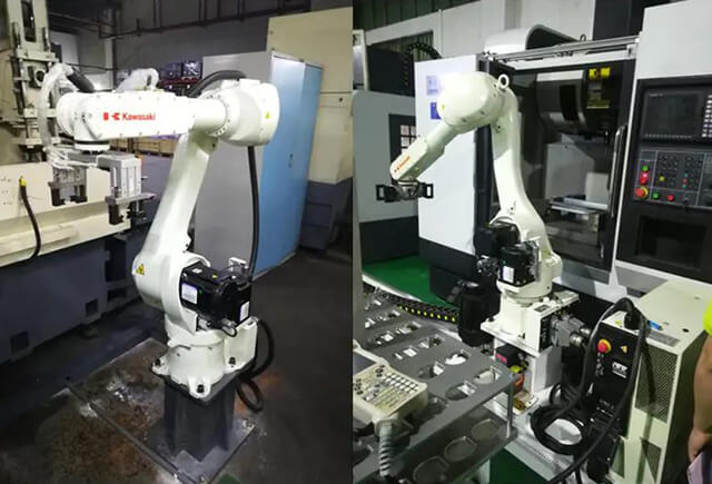 缸蓋機(jī)器人上下料加工