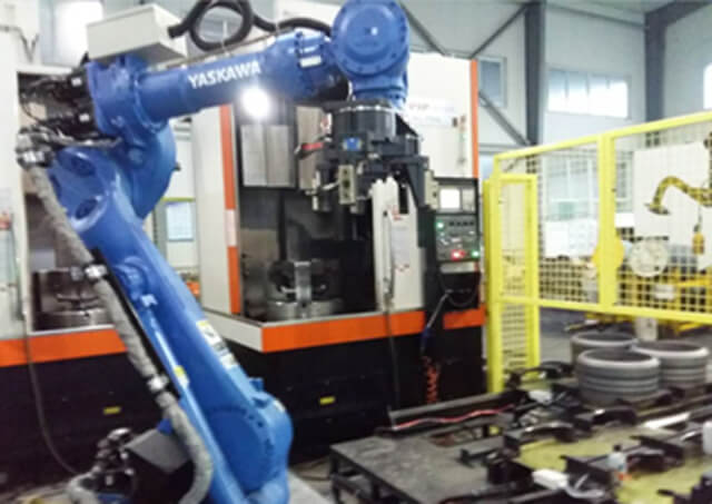 鼓式制動器上下料機(jī)器人