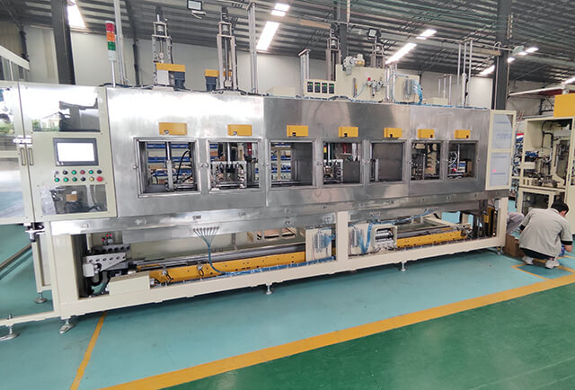 馬達殼除油防銹清洗線