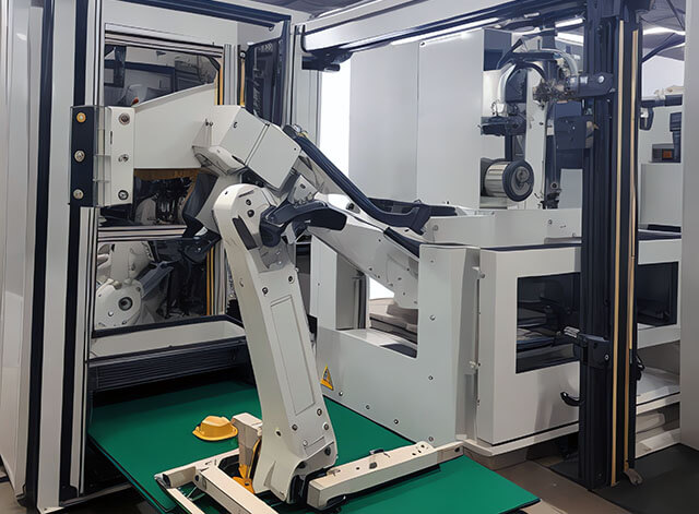 移動(dòng)機(jī)器人上下料工作站