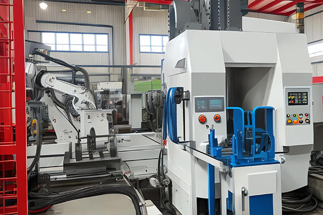 拉床自動(dòng)上下料機(jī)器人