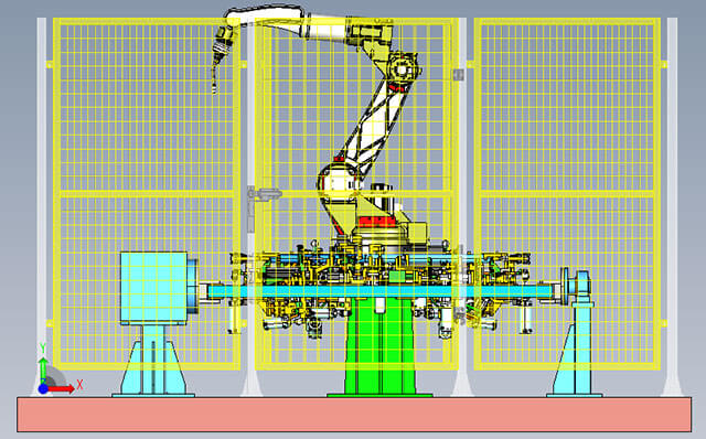 車架橫梁焊接工作站