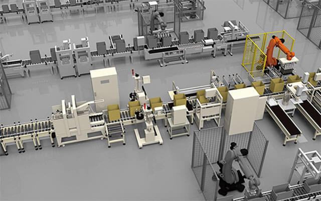 包裝箱自動上下料系統(tǒng)