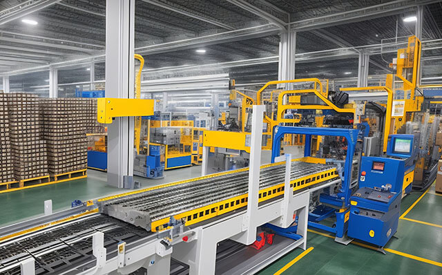 衛(wèi)生巾裝箱碼垛自動(dòng)化